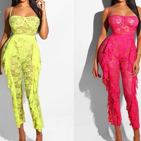 Sexy 2 piece pants set - Picture 2 of 3